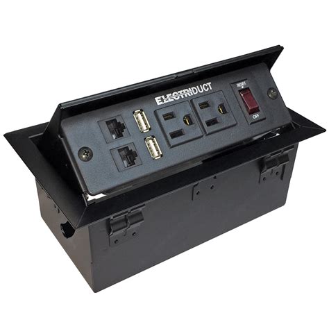 table top electric box|table and power boxes.